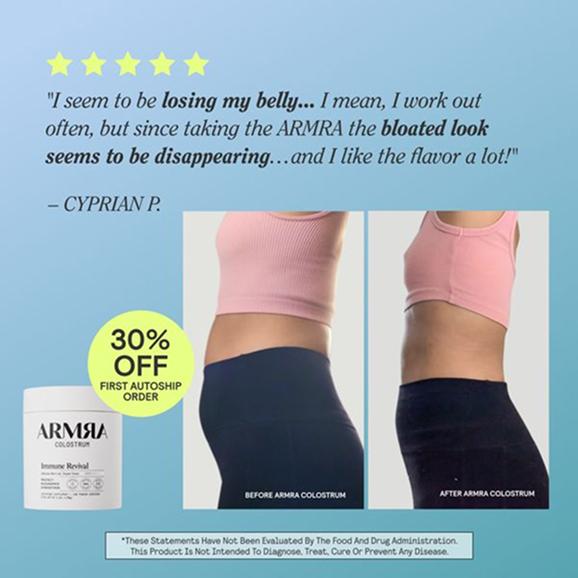 This ad creative utilizes a powerful customer testimonial combined with a clear before-and-after visual comparison to demonstrate product effectiveness.